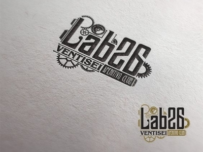 Lab26. USA branding design logo vector