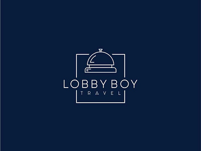 Lobby Boy travel agency branding logo typography