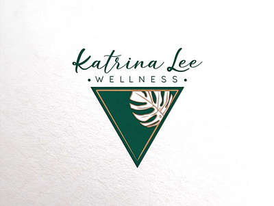Katrina Lee wellness branding illustration logo vector