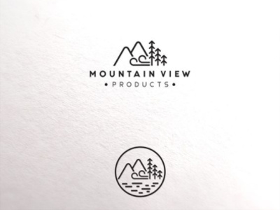 Mountain View products logo vector