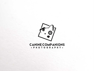 Canine companions photography design logo