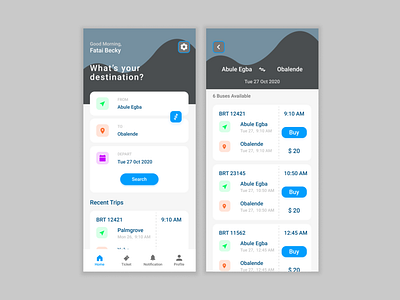 Bus Ticket App