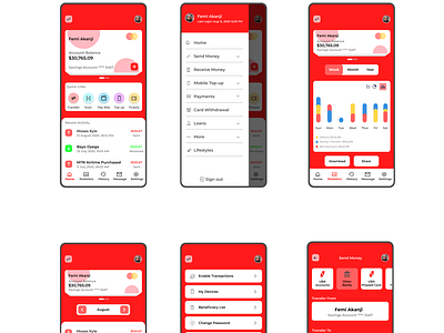 UBA app redesign