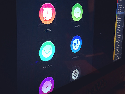 Smart watches icons app store calendar clock icons message pedometer setting smart watches timer weather