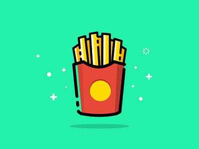 Fries food fries illustration mbestyle