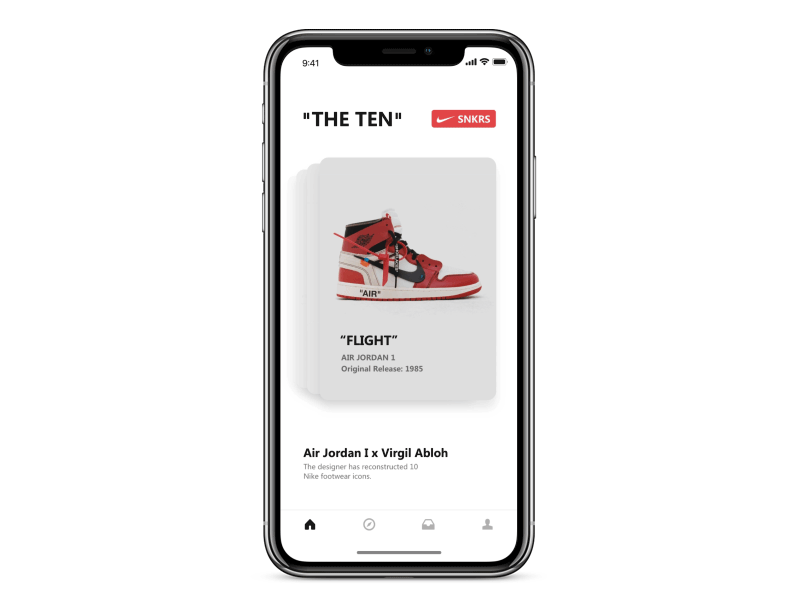 Nike SNKRS App Concept/ Motion app motion nike shoes sports