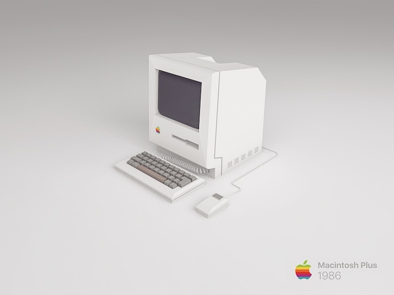 Mac Plus Computer