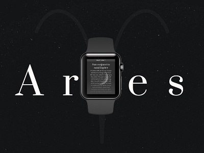 Astrology | Aries apple apple design apple watch aries astrology brown dark design smartwatch space stars universe white