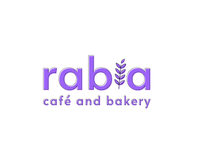 Logo Experiment | rabia café and bakery bakery brand brand design cafe café coffee design food logo purple