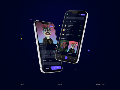 NFT marketplace& portfolio APP UI app design ui uidesigner userinterface ux