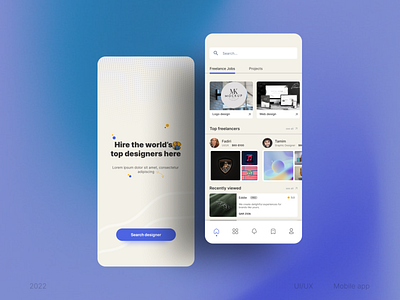 Freelance marketplace UI/UX ui ui ux