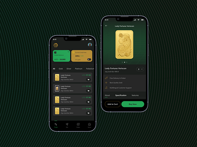Gold Trading App UI/UX app ui ux