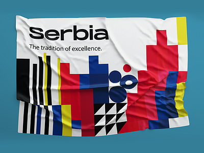 Serbia Technology Fair branding design identity serbia vector