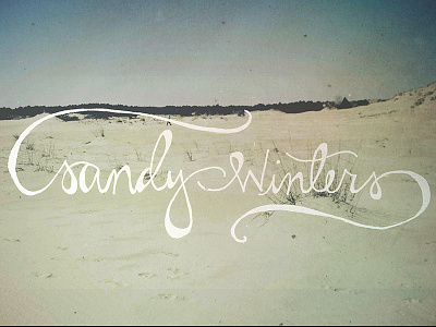 Sandy Winters design draw hand lettering sketch type typography