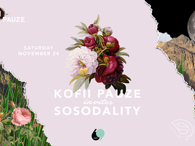 Kofiipauze invites Sosodality event banner banner dutch event fb future beats gent kofiipauze music party poster sosodality soundcloud