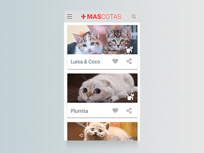 +Mascotas Android App adoption ux ui