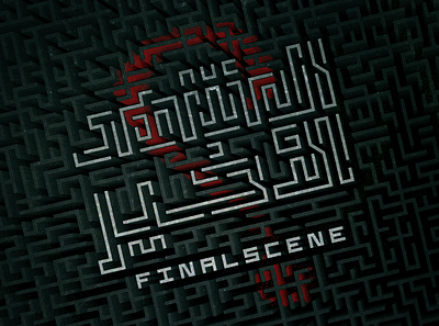 Final Scene TV Series - المشهد الأخير مسلسل تلفزيوني branding kufi logo maze tv typography