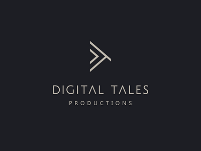Digital Tales Production Logo arabic letters arabic typography branding illustration logo typography
