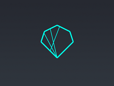 Like a diamond brand clean diamond identity logo logo design