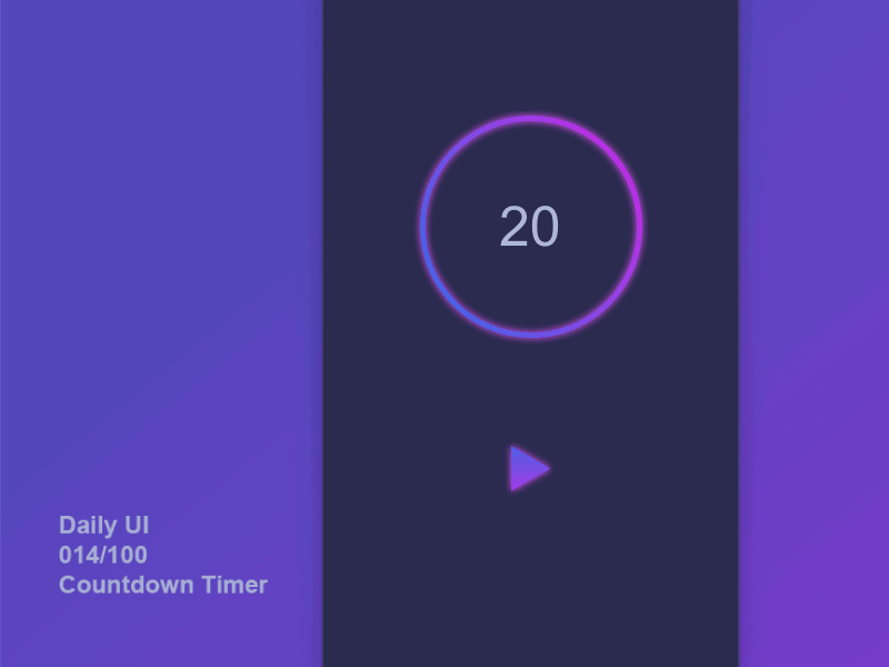 Daily UI 014 Countdown Timer by ian on Dribbble