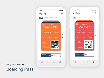 Daily UI 024 Boarding Pass boardingpass dailyui 024 dailyui100