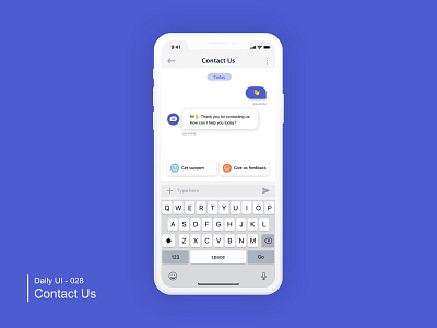 Daily UI 028 Contact Us contact us dailyui 100 dailyui028