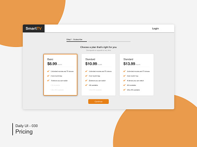 Daily UI 030 Pricing