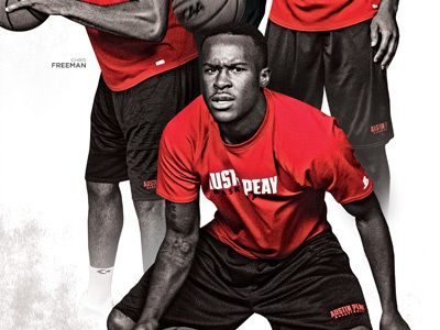 APSU Basketball Poster 2014-15 austin basketball peay poster
