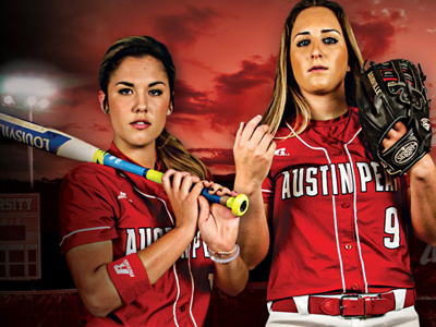 APSU Softball Poster austin governors peay poster softball sports