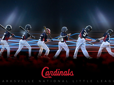 Little League Poster baseball cardinals little league poster