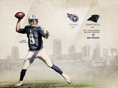 Gameday Graphic Concept football gameday nfl panthers social media titans