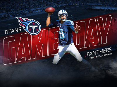 Gameday Graphic Concept gameday graphic nfl social media titans