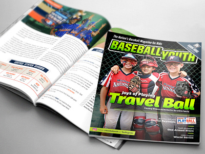 Baseball Youth Summer 2017 issue baseball youth indesign magazine