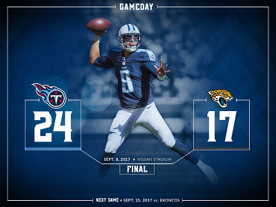 NFL Scores by Bobby Kane on Dribbble