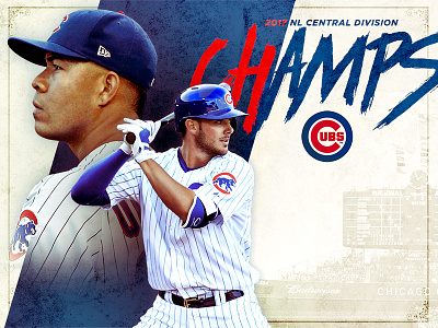 Cubs NL CHamps Graphic baseball chicago cubs mlb