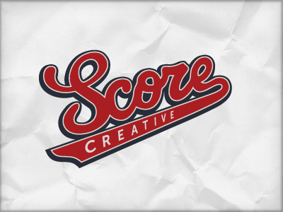 Sports Creative Agency Logo baseball logo score script sports