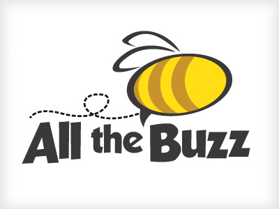 FINAL - Local artist publicist logo bee bubble buzz logo publicist speech