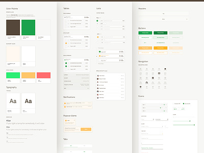 Rollbox Style Guide brand color design system elements navigation palette style guide styles toolkit ui web