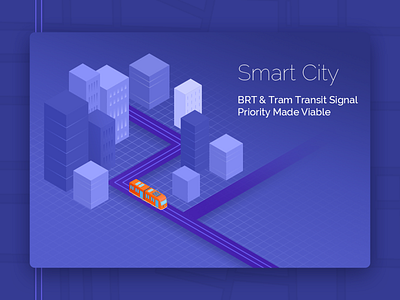 WIP web design city illustration smart tram web web design website