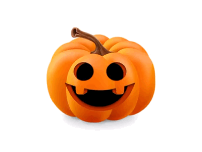 Halloween pumpkin 🎃 animated gif animation cute dark gif halloween happy light pumpkin