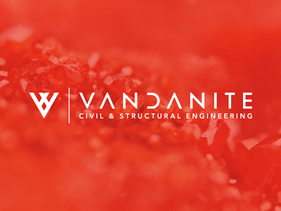 Vandanite Civil & Structural Engineering branding design logo
