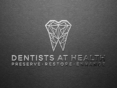 Dentists at Health branding design logo