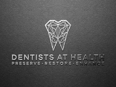 Dentists at Health branding design logo