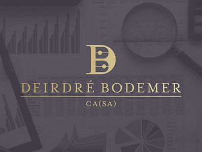 Deirdre Bodemer CA(SA) branding design logo