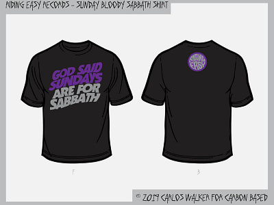 Sunday Bloody Sabbath black sabbath humor humour master of reality metal t shirt tshirt