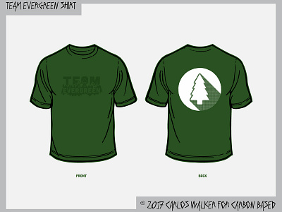 Team Evergreen Shirt evergreen flat icon shirt