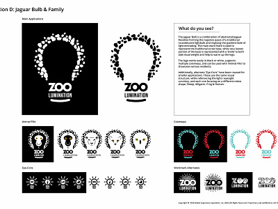 Elmwood Park Zoo - Zoolumination Logo Ideation v4 Layup branding ges global experience specialists logo philadelphia
