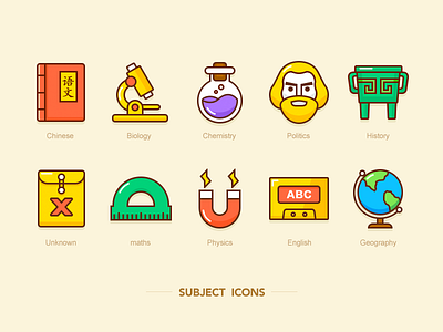 subject  icons