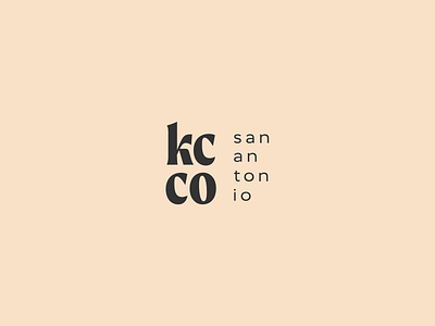 Kirb Coffee Co. Lockup 2 branding coffee concept design logo typography