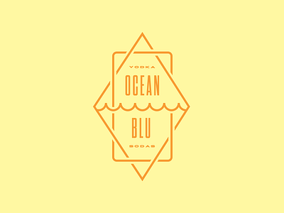 Ocean Blu Vodka Soda Logo – Option 2